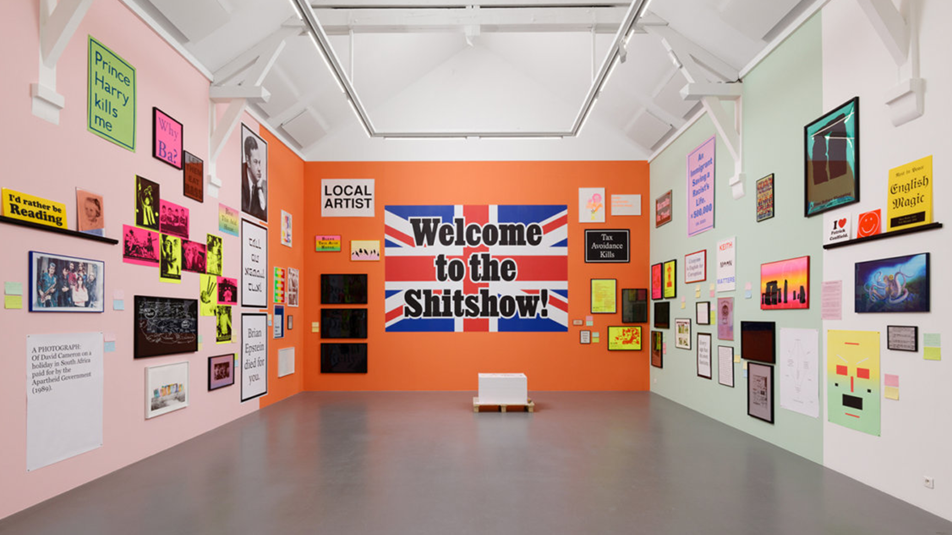 Jeremy Deller 'Warning Graphic Content', The modern Institute, 2021 